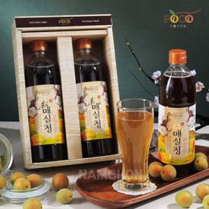 [포코테라] 황매실로 숙성시킨 순매실청세트 (900ml x 2입)