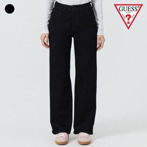 갤러리아_GUESS Jeans F/W [여성] YO4D9195 기모 BLK톤 와이드