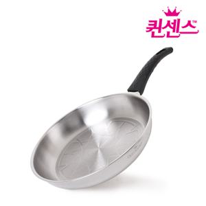 [퀸센스] 밸런스 3ply 통삼중 인덕션 스텐후라이팬 28cm