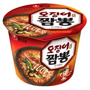 농심 오징어짬뽕 큰사발 115g X 16개