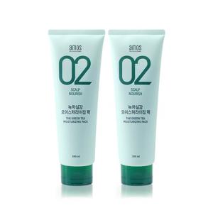 아모스 녹차실감 인텐시브 모이스처 팩 250ml 1+1