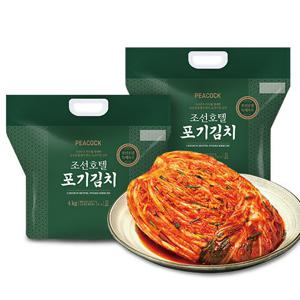 [피코크] 조선호텔 포기김치 4kg*2팩 (총 8kg)_냉장