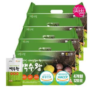 하루야채 100가지 곡물 채소 뿌리채소 과일 야채수 백수왕 100ml 4박스(100개입)