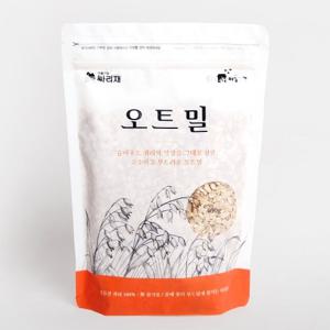 국내산 100% 싸리재마을 오트밀(압착귀리) 400g