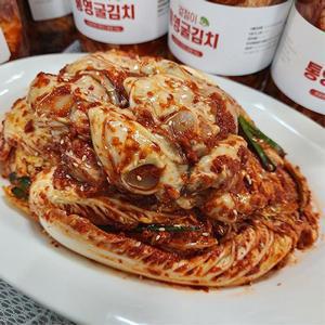 [자연맛남 생굴겉절이] 통영 밥도둑 굴김치 생굴 겉절이 1kg x 1통