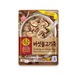 [오뚜기] 오즈키친 버섯불고기죽 450g x 18