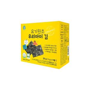 홈앤키즈 유기원초 우리아이 김 2G*10봉