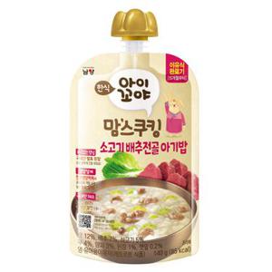 남양유업 아이꼬야 맘스쿠킹 고기배추전골 아기밥 140G