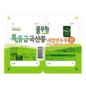 풀무원 국산콩 간편한 네컵 연두부 360G