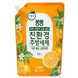 퐁퐁 친환경 주방세제 오렌지 (1.2L)