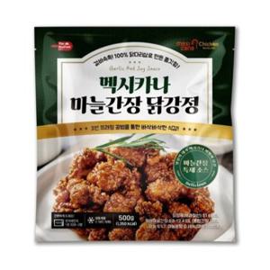 멕시카나 마늘간장닭강정 (500G)