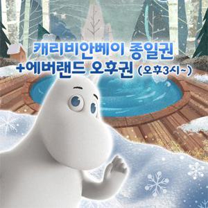 [메가딜][최대 11%할인] 투파크 캐리비안베이 종일권+에버랜드 오후권 얼리버드 특가, 유효기간 24/12/6~25/3/3