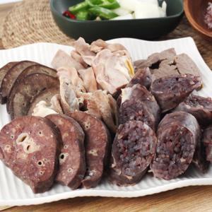 오박사 찰 순대 내장 1kg+1kg 매운 땡초 토종 순대