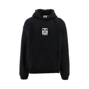 FW24 오베이 후드티셔츠 OBEY SWEATSHIRT Black 23UC0000009.BLK-BLK