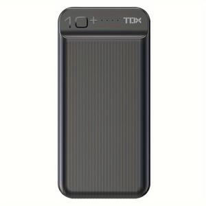 TEMU TDX 휴대용 충전기, 가장 얇은 10000mAh 5V/2A 파워 뱅크, USB C 입력 및 듀얼 USB 출력 고속 충전 배터리 팩, 외부 휴대전화 파워뱅크, 아이폰 15 14 13 12 11용 삼성 S22 S21, 구글, 아이패드 등과 호환 가능|보조배터리|보조배터리20000