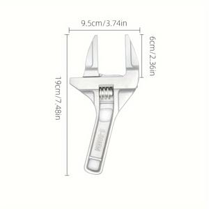 TEMU 6-68mm 폭 조절 가능한 대형 스패너 렌치 핸드 너트 오프닝 파이프 도구 조