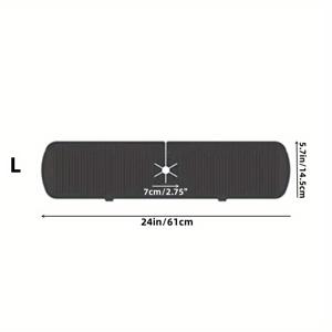 TEMU 1pc 실리콘 싱크 수도꼭지 매트 스플래시 가드, 수조, 욕실, 농가에 대한 수도꼭지 접시 건조 매트 뒤에 주방 싱크 배수 패드|싱크대수전|싱크대|씽크대