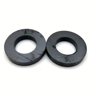 TEMU 페라이트 영구 링 자석 60x10mm, 32mm 구멍, 산업용 등급 라운드 블랙 자석, 스피커, 모터, 2개 팩