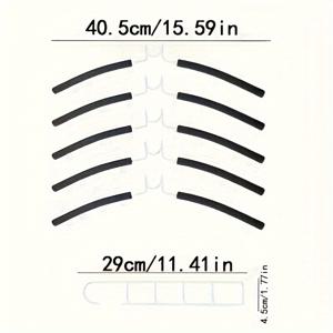 TEMU 티셔츠와 청바지 정리를 위한 탈착식 바지 걸이와 미끄럼 방지 디자인이 있는 5단 공간 절약형 옷걸이