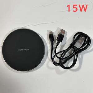 TEMU 빠른 무선 충전 패드, 15W 자기 유도 충전기 iPhone 14/13/12/11 Pro Max/XS/XR/Mini, USB 전원, 배터리 없음, 슬림 디자인, Qi 지원 기기와 호환 가능