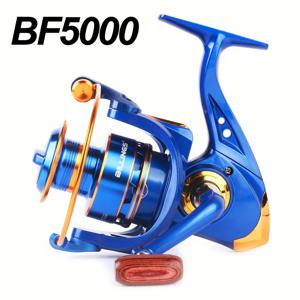 TEMU BF1000-7000, 5.2:1 기어 비율, 22LB 최대 드래그, 얕은 스풀 스핀닝 낚시릴, 민물과 염분수 양쪽에서 사용 가능합니다