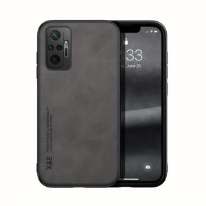 TEMU Xiaomi Redmi Note 10 9 Pro 9S 10S Note10 10Pro 9Pro Note9 용 고급 PU 가죽 케이스 뒷면 커버에 금속판이 내장되어 있음 자기 자동차 마운트 홀더 지원