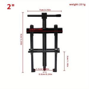 TEMU 1pc 투조 베어링 풀러, 베어링이나 기어, 풀리, 플라이휠 제거용 조절 가능한 투조 풀러 제거기, 자동차 제거 키트