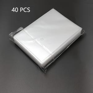 TEMU 40개 35PT 두꺼운 PVC 트레이딩 카드 슬리브 - 투명, 수직 로딩 기계 디자인으로 야구, 스포츠 및 수집 카드 손상 및 퇴색 방지