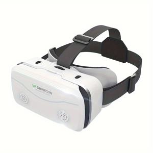 TEMU G15 VR 헤드셋 스마트폰 홀더 포함 - 내구성 있는 ABS, IMAX 극장 경험 및 야외 모험에 완벽함