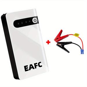 TEMU EAFC 휴대용 점프 스타터 파워 뱅크, 자동차용 USB Type-C 충전, 리튬 폴리머 배터리, 5.0L 가솔린 및 3.0L 디젤 엔진, , 잔디 깎는 기계, 픽업 트럭용 12V 자동 배터리 부스터 - 다목적 충전식 비상 시동 장치