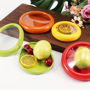 TEMU 4pcs 세트 재사용 가능한 식품 보관 용기 - 보관함, 레몬 & 토마토 세이버, 마늘 & 양파 홀더 - BPA 무료 플라스틱 신선 식품 보관 솔루션 주방 정리용품용 BPA 무료 플라스틱 신선 식품 보관 솔루션 주방 정리용품용