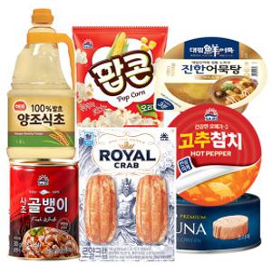 사조대림참치/포도씨유/냉면육수/구운생선/닭가슴살/간식 외 특가 모음