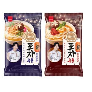 삼립 하이면 新포차우동 428g x 4봉(8인분) /가쓰오 완도김우동 라면 장칼국수