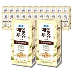 매일두유 99.9 190ml 24팩 식물성단백질 두유