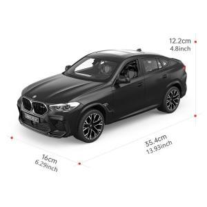 Rastar BMW X6 시리즈 리모컨 자동차 장난감 모델 어린이 성인용 LED 조명 선물 1:14 체중계 2.4G