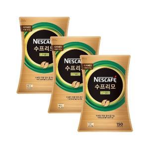 네스카페 수프리모 디카페인 150G (파우치) 리필 3팩