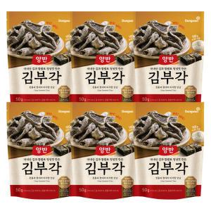 동원 양반 김부각 오리지널 50g 6개 / 찹쌀김부각 김스낵