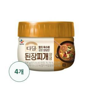 [신세계라이브쇼핑][CJ] 다담 된장찌개양념 530G x 4개