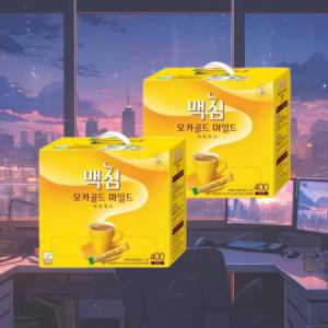 맥심 모카골드 마일드 커피믹스 12g 400T 2개