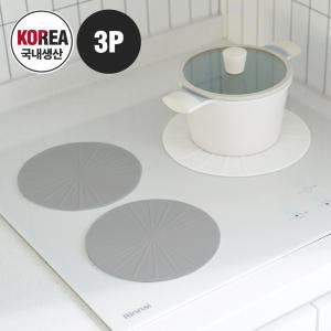 (국내생산)릴리브 실리콘 인덕션 보호매트 총3장(대1+중2)