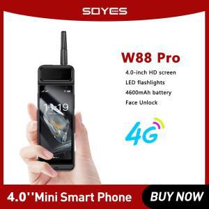 정식발매 스마트폰공기계 공신폰 효도폰 자급제 SOYES W88 프로 미니 폰 4.0, 4G 네트워크 레트로 스마트폰