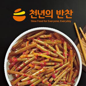 고추장 마늘쫑 장아찌 무침 1kg 가정용 업소용 대용량 장아치 (천년의반찬)