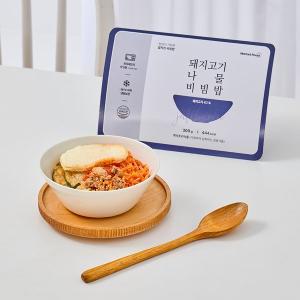 [마켓로드]가성비 굿 간편식 돼지고기 나물 비빔밥 300g X 3팩