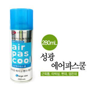 성광제약 에어파스쿨 280ml 10개 스프레이분사식파스