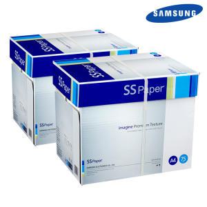 삼성 SS페이퍼 A4 복사용지(A4용지) 75g 2500매 2BOX(5000매)