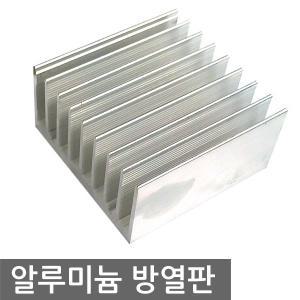 알루미늄 방열판 80x80x30mm 히트싱크 쿨러 열전소자