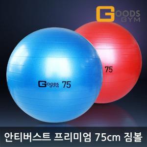 [GOODS GYM]구스짐 안티버스트  75cm 짐볼 터짐방지기능  헬스용품