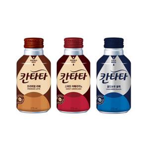 칸타타 프리미엄라떼 275ml x 24캔 아메리카노 캔커피 블랙