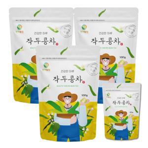 3+1 천지농원 무농약 볶은 작두콩차 100g (총400g) 24년산 햇 작두콩 카페인없는차