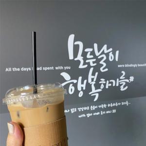 캘리그라피  레터링스티커 글자컷팅 시트지 감성카페데코 고래 포인트 벽 인테리어 유리 창문 좋은글귀 명언